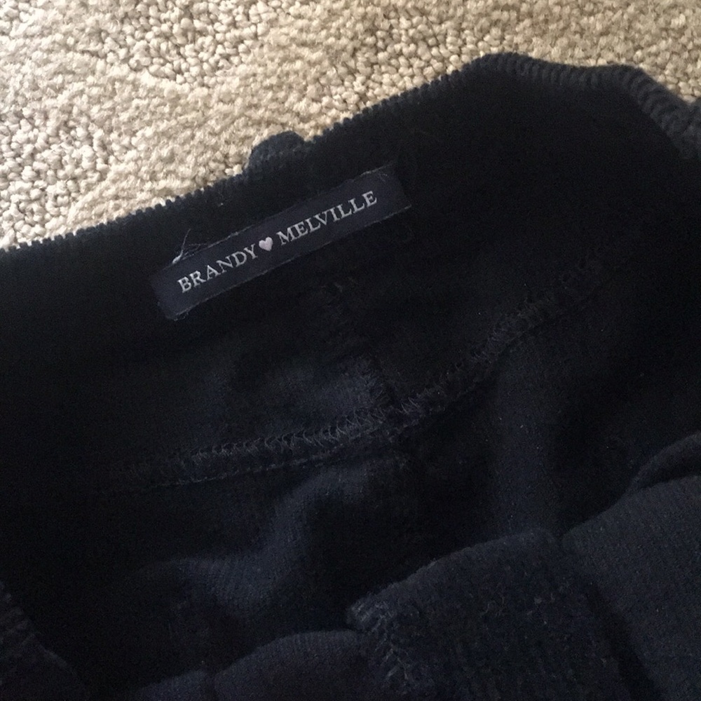 Black juliette corduroy Brandy Melville skirt - Picture 3 of 3